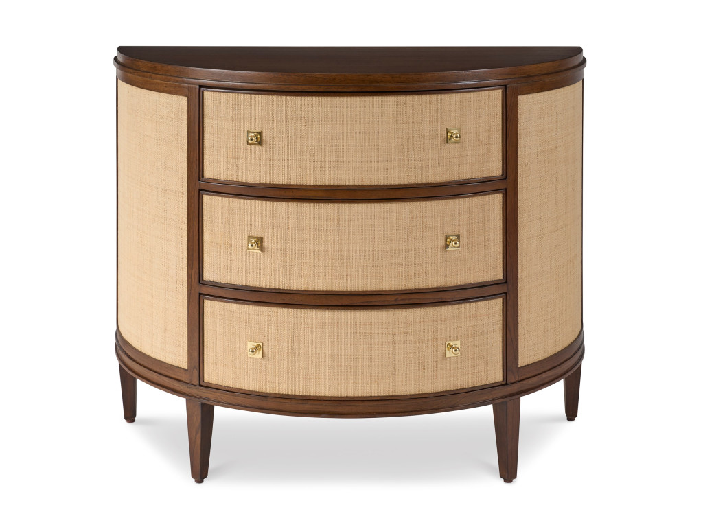 Orion Demilune Chest - Raffia