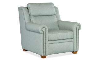 Bradington Young Reece Reclining Chair with Power Headrest - Two Piece Back 202-35-2