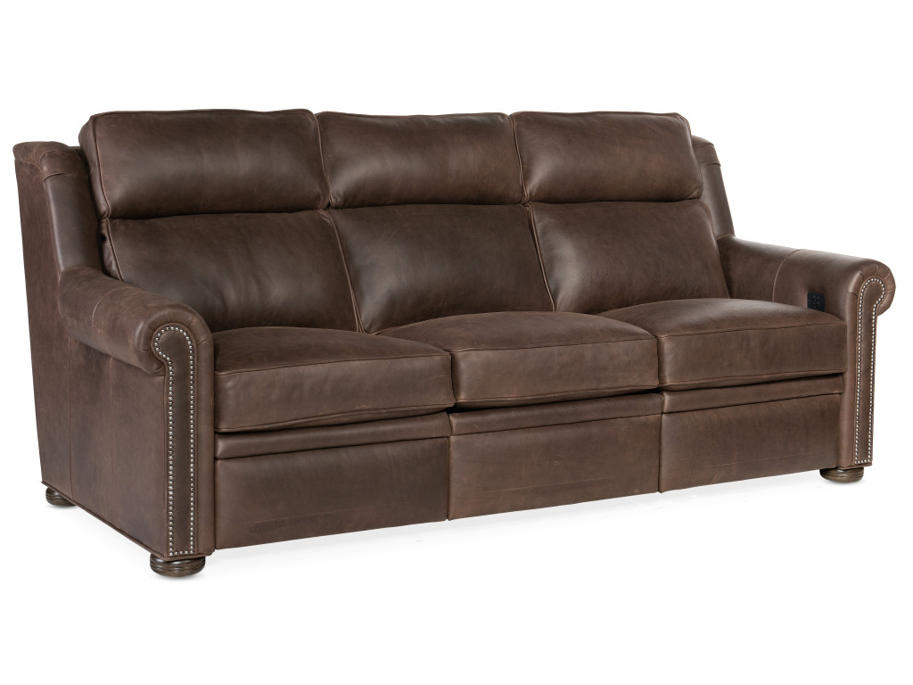 Bradington Young Reece Reclining Sofa with Power Headrest - Two Piece Back 202-90-2