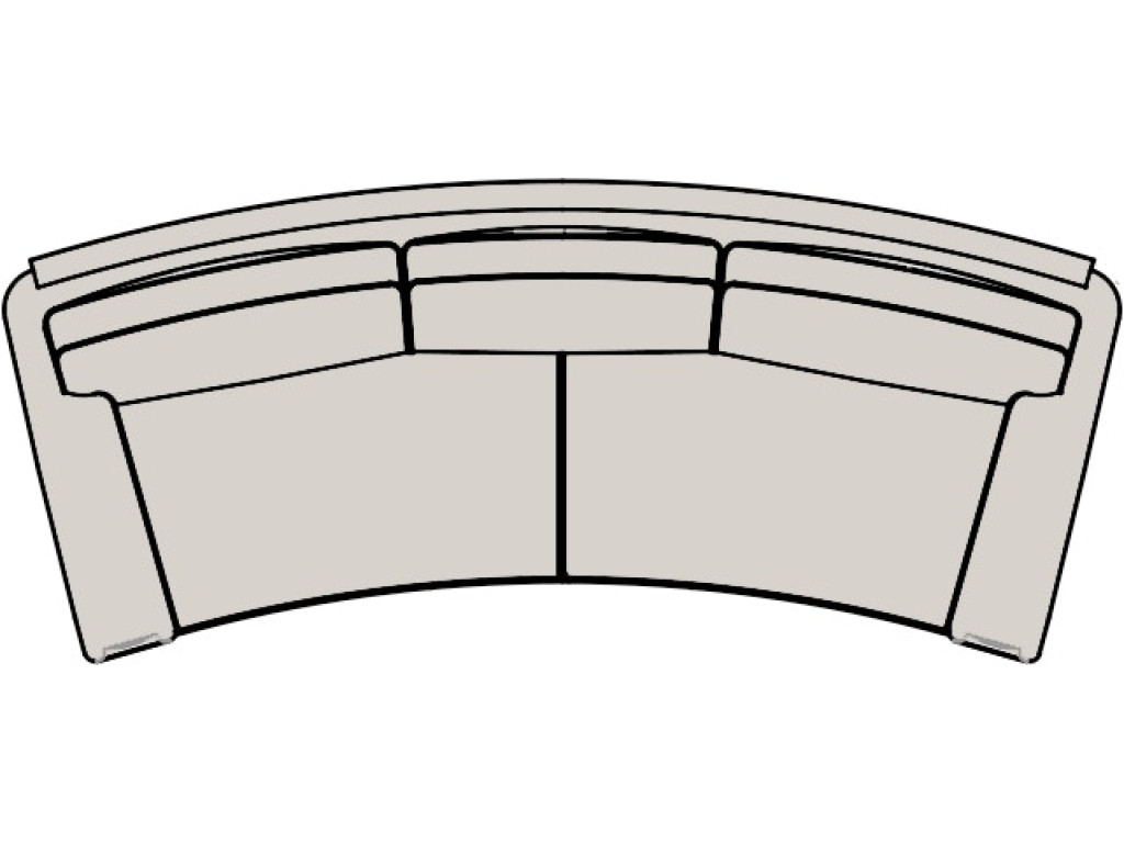 Bradington Young Melville Conversation Sofa 771-98
