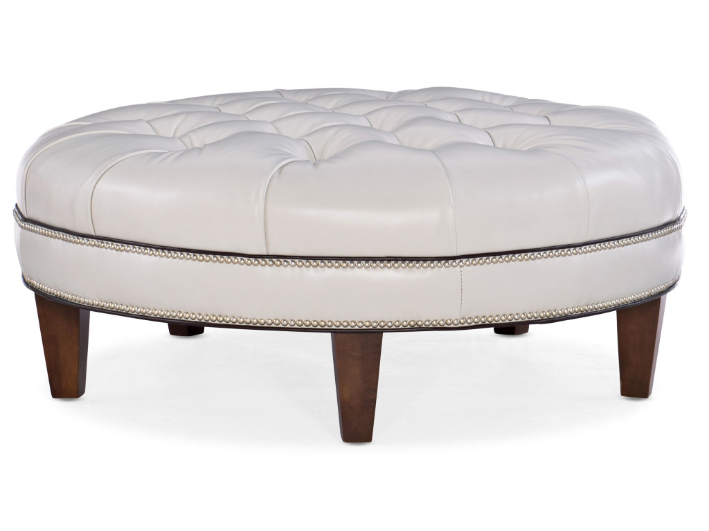 Bradington Young XL Well-Rounded Tufted Ottoman 807-RD