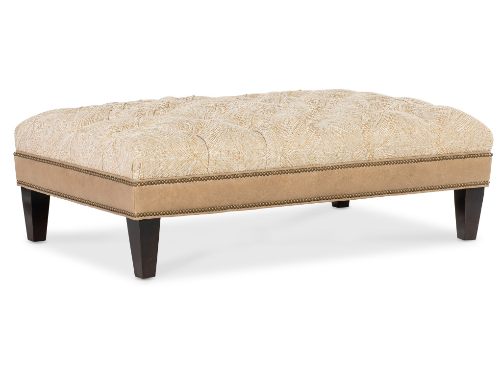Bradington Young XL Rects Tufted Ottoman 807-REC