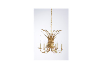 Wheat Chandelier - Gold