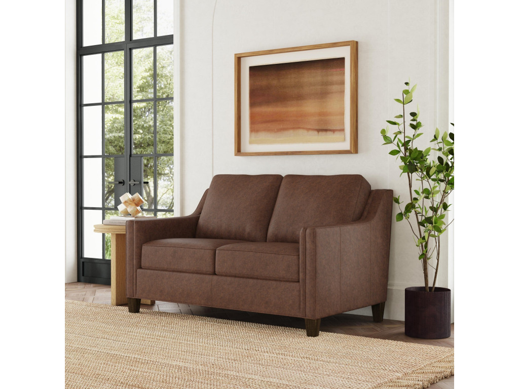 Finley Leather Loveseat