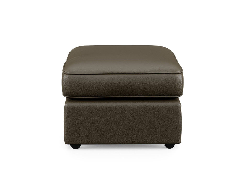 Vail Leather Ottoman