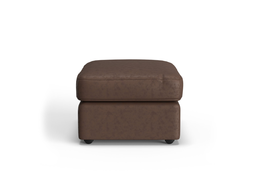 Vail Leather Ottoman