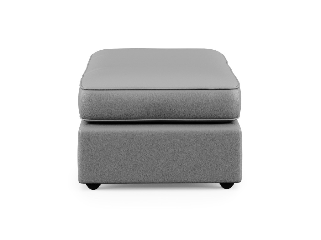 Vail Leather Cocktail Ottoman