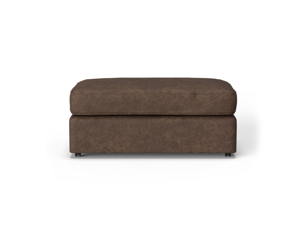 Vail Leather Cocktail Ottoman