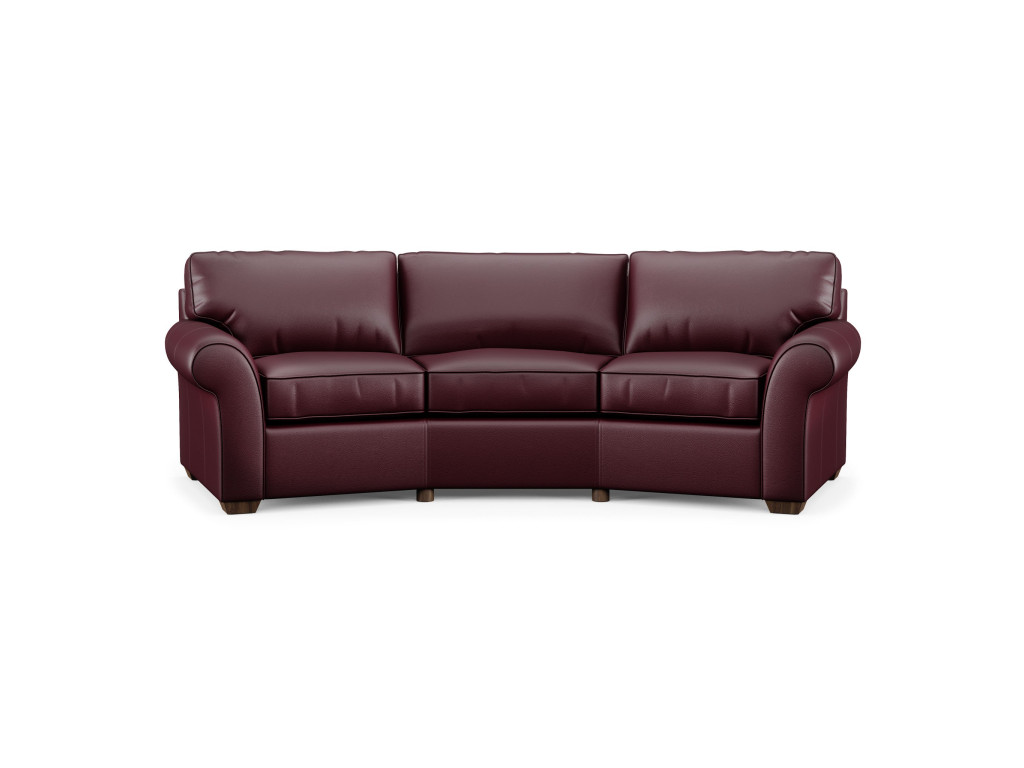 Vail Leather Conversation Sofa