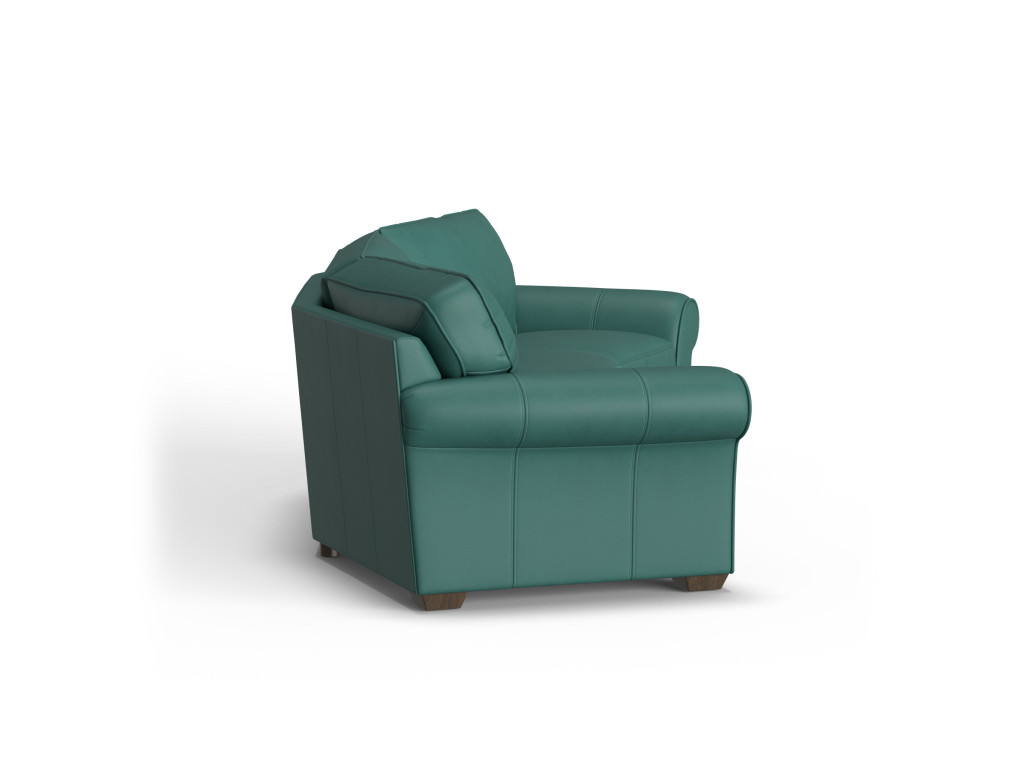 Vail Leather Conversation Sofa