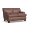 Dempsey Leather Loveseat thumbnail 1