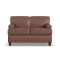 Dempsey Leather Loveseat thumbnail 1