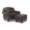 Bexley Leather Ottoman thumbnail 2