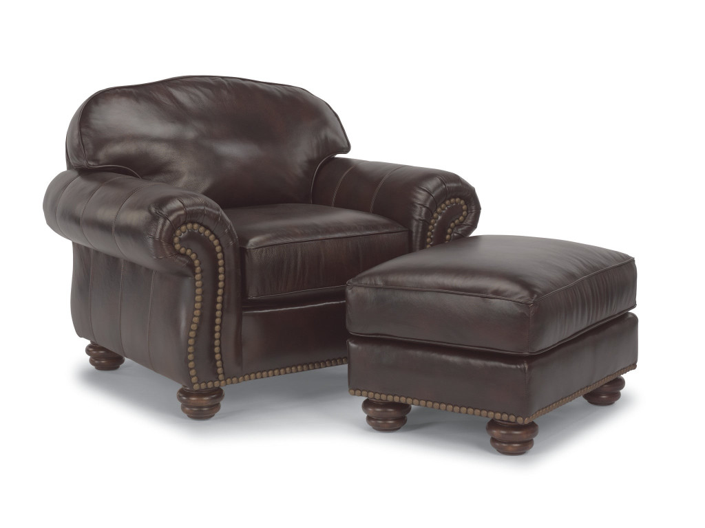 Bexley Leather Ottoman