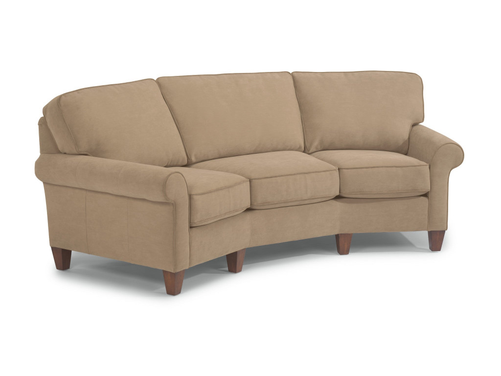 Westside Leather Conversation Sofa