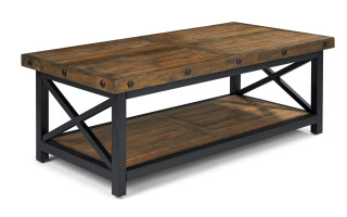 Carpenter Brown Rectangular Coffee Table