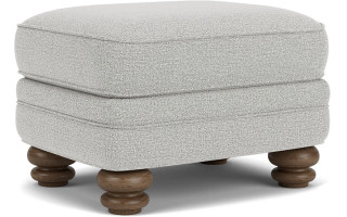 Bay Bridge Fabric Ottoman