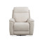 Refined Pearl Fabric Perfect Match Swivel Gliding Recliner thumbnail 2