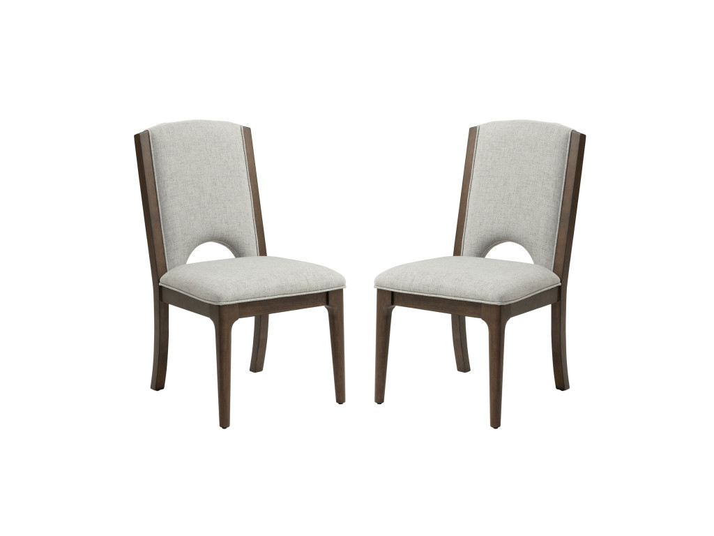 Athens Pair of Upholstered Dining Chairs