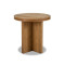 Waterfall Brown Round End Table thumbnail 1