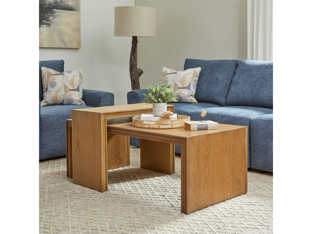 Waterfall Brown Accent Table