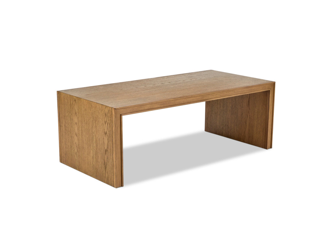 Waterfall Brown Rectangular Coffee Table