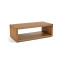 Waterfall Brown Rectangular Coffee Table with Casters thumbnail 1