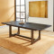 Waterfall Black Rectangular Dining Table thumbnail 1