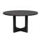 Waterfall Black Round Dining Table thumbnail 1