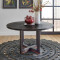 Waterfall Black Round Dining Table thumbnail 2