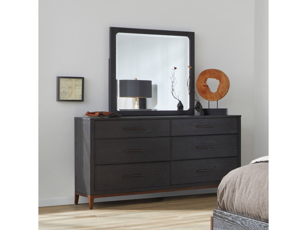 Waterfall Black Dresser