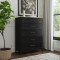Waterfall Black Drawer Chest thumbnail 1