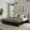 Waterfall Black Queen Upholstered Bed thumbnail 2