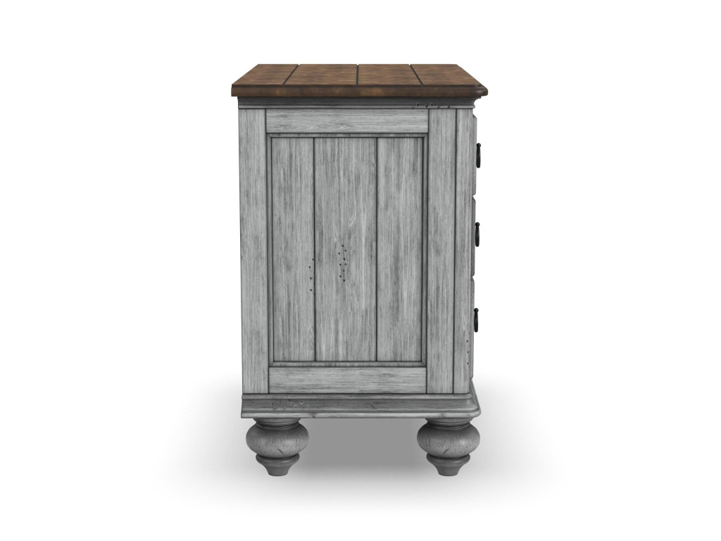 Plymouth Gray Nightstand