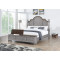 Plymouth Gray King Storage Bed thumbnail 1