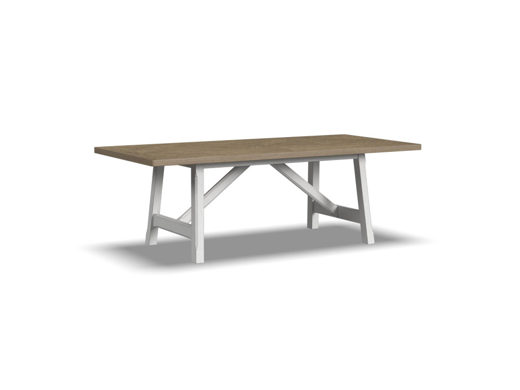 Melody White Rectangular Dining Table