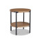 Millwork Brown Round End Table thumbnail 1