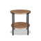 Millwork Brown Round End Table thumbnail 1