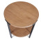 Millwork Brown Round End Table thumbnail 2