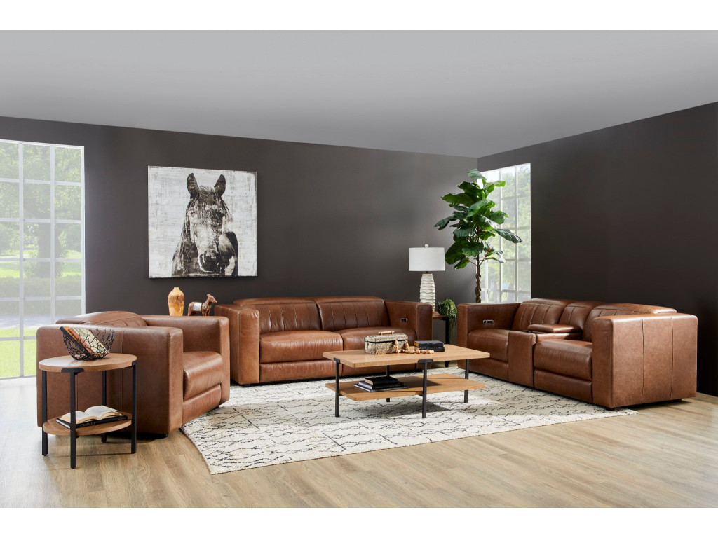 Millwork Brown Round End Table