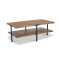 Millwork Brown Rectangular Coffee Table thumbnail 1