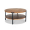 Millwork Brown Round Coffee Table thumbnail 1