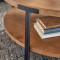 Millwork Brown Round Coffee Table thumbnail 2