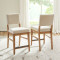 Millwork Off-White Pair of Counter Chairs thumbnail 2