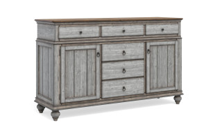 Plymouth Gray Buffet