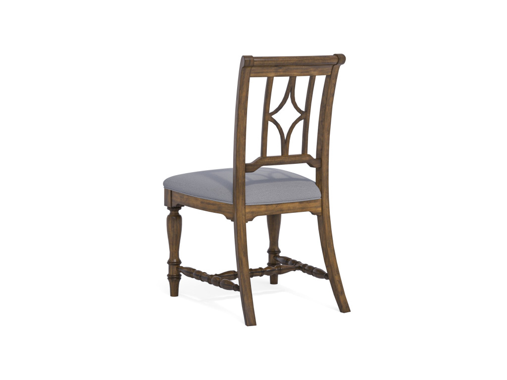 Plymouth Gray Pair of Upholstered Dining Chairs