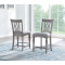 Plymouth Gray Pair of Armless Dining Chairs thumbnail 2
