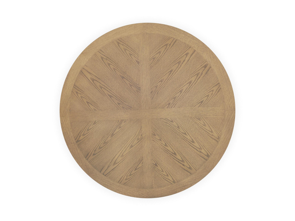 Lattice Brown Round Dining Table