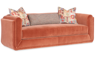 HF Custom Upholstery Living Room Gianna Bench Sofa 7409-010
