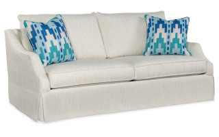 HF Custom Living Room Bea Skirted Studio Sofa (Welt) SK32-001